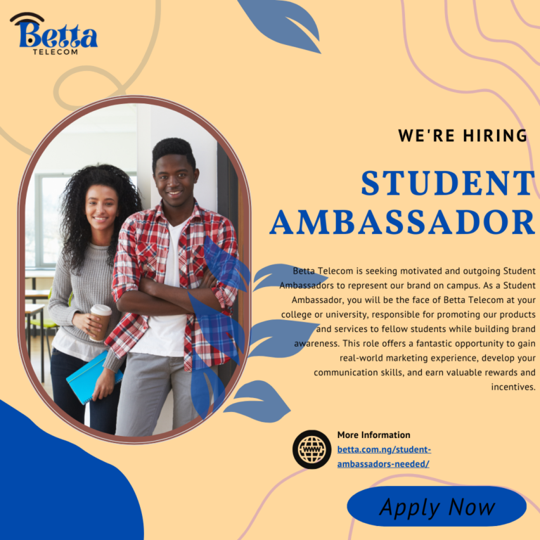 Student Ambassadors Needed